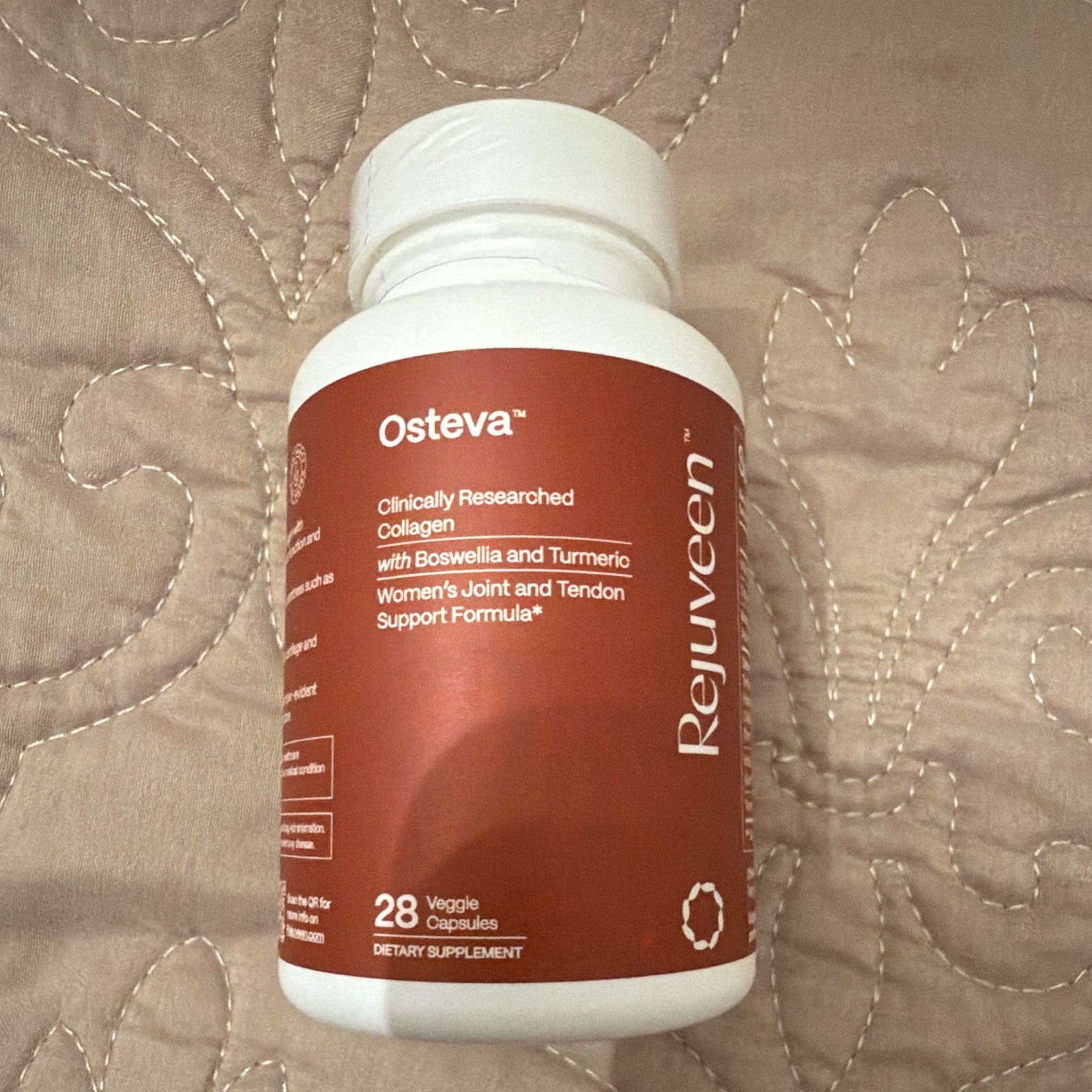 Osteva Collagen Joint Support Capsules w/ Boswellia Turmeric, 28 Veggie