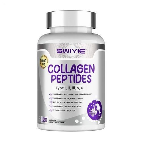 SWIYIE Collagen Peptides Capsules 1800mg Supports Skin Nails Bones & Joints *1-3