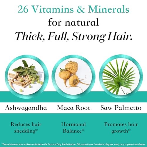 Women’s Hair Growth Supplement 45+ Beta Carotene 2 Month