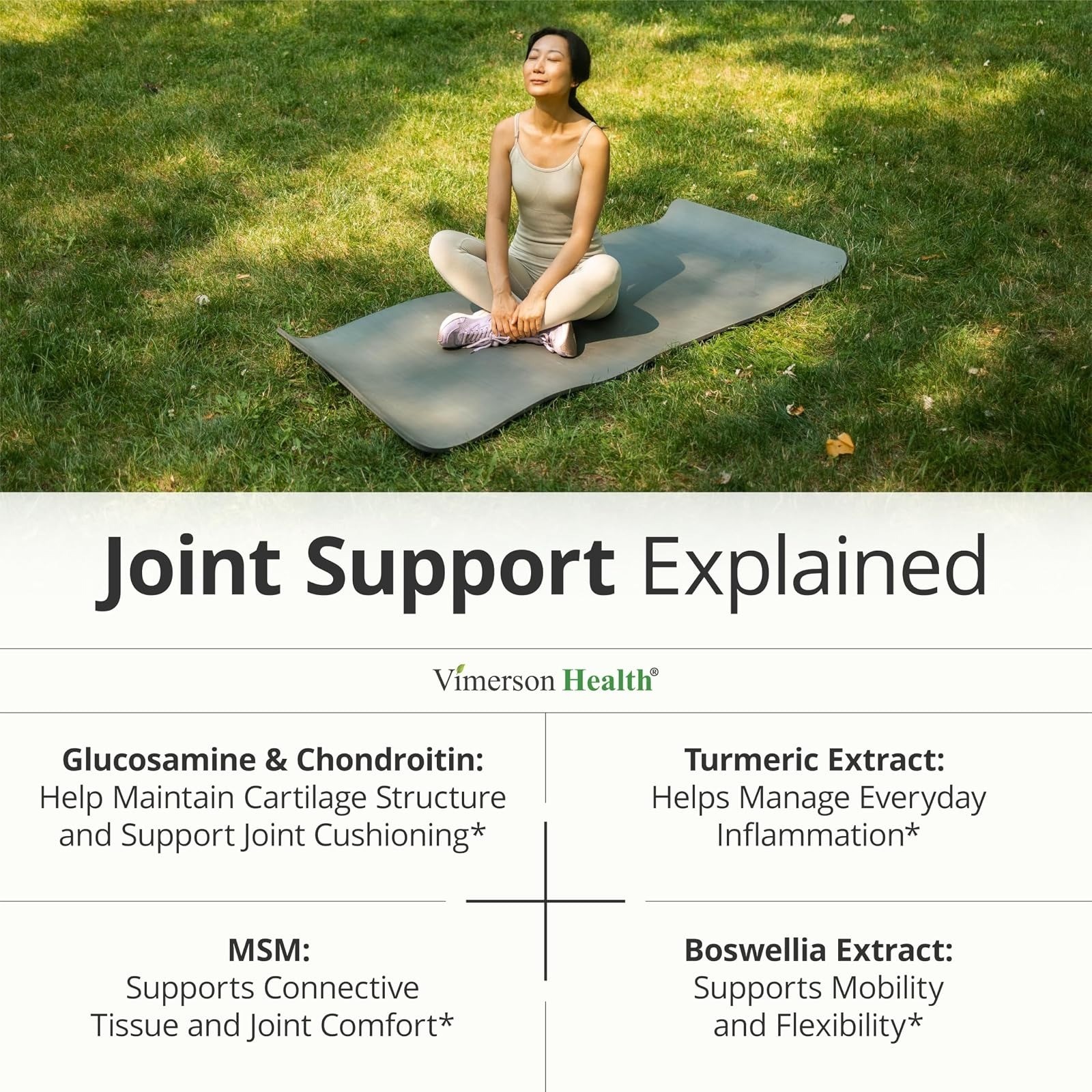 Glucosamine Chondroitin MSM Joint Support Supplement 1500mg – 90 Capsules