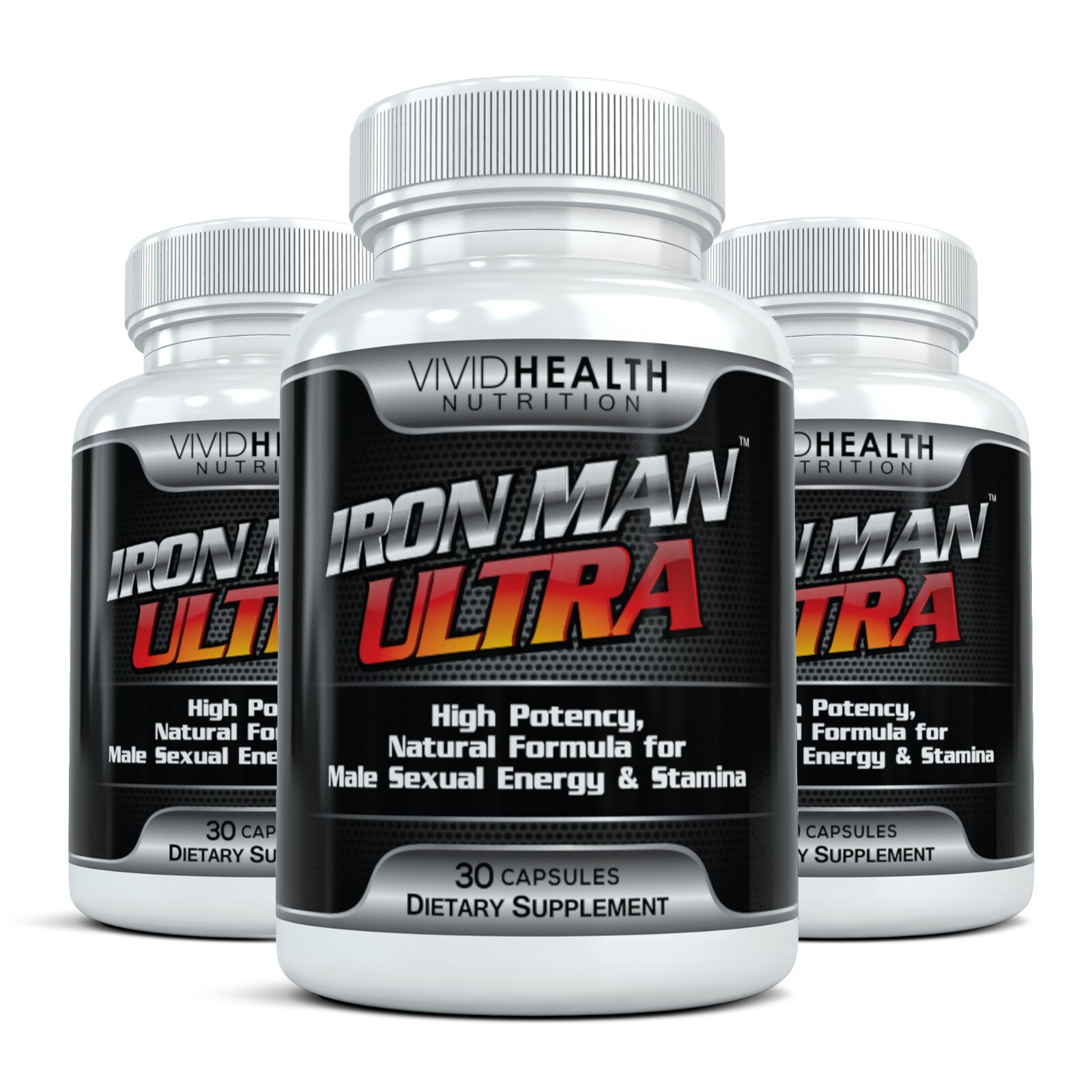 Iron Man Ultra: The Ultimate Male Enhancement Pills for Rock-Hard Results, 30ct