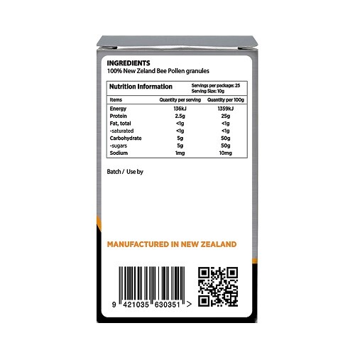 Morever NEW ZEALAND Honey Bee Pollen 250g