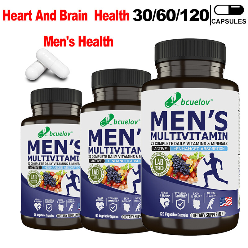 Multi Vitamin for Men Capsules Mens Prostate Multivitamin Multimineral 900mcg