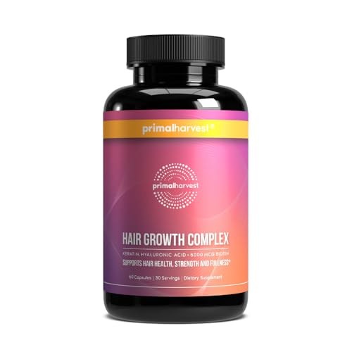 Primal Harvest Hair Growth Vitamins for Women & Men – 60