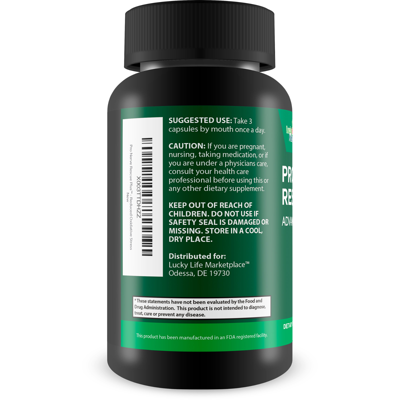 Pro Nerve Rescue Plus – Advanced Nerve Support Supplement – Promote Nerve Health