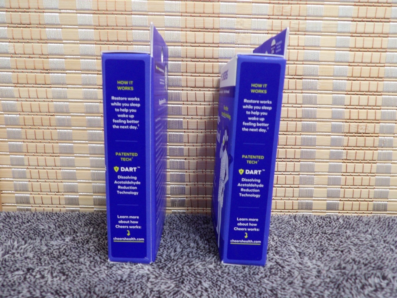 2 – Cheer After Alcohol Aid Capsules. Each Box Contains 9 Capsules Expires 8/27