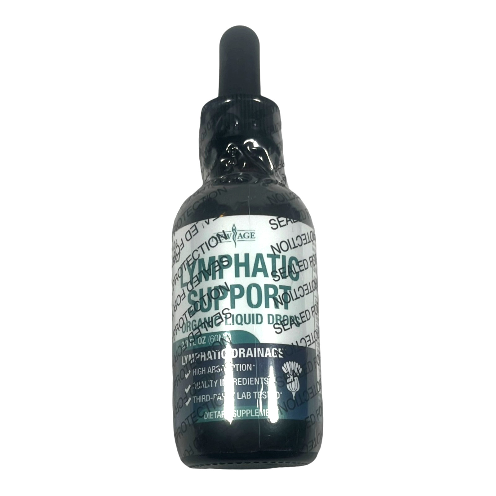Organic Lymphatic Support Drainage Drops Herbal Cleanse and Immune Support 60ml