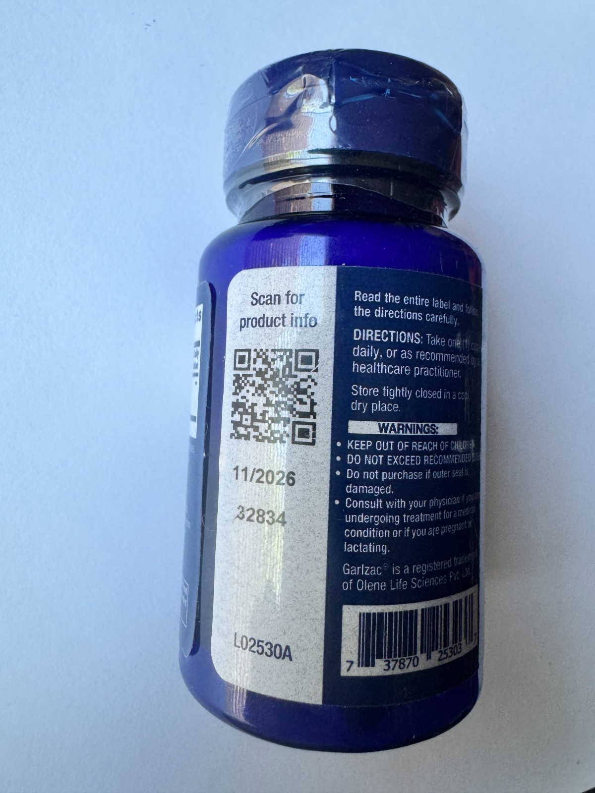 EXP. 11/2026 Life Extension Aged Black Garlic 500 mg 30 Caps DISCOUNTED