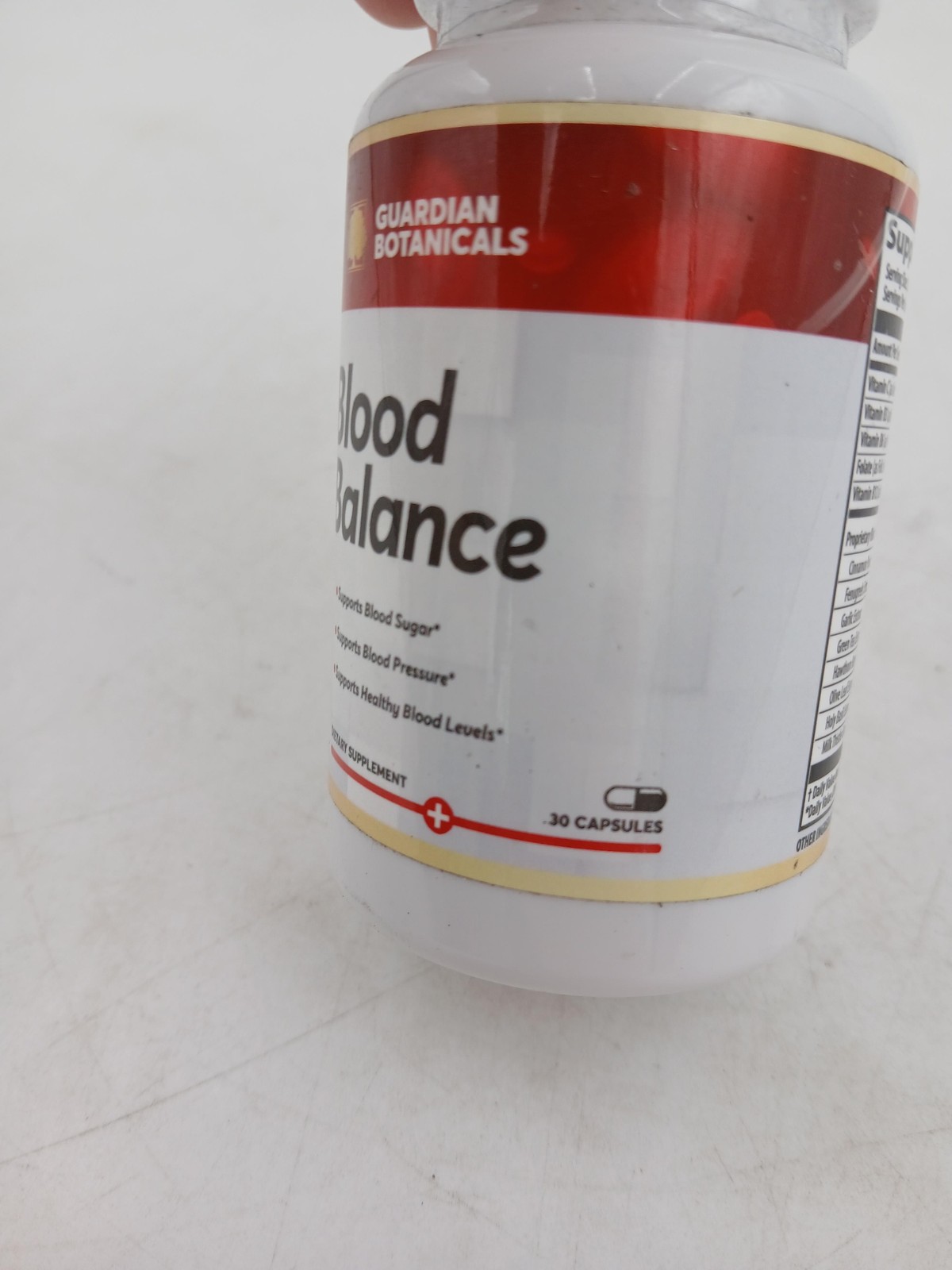 Guardian Botanicals Blood Balance Dietary Supplement 30 Caps Best By 07/2027