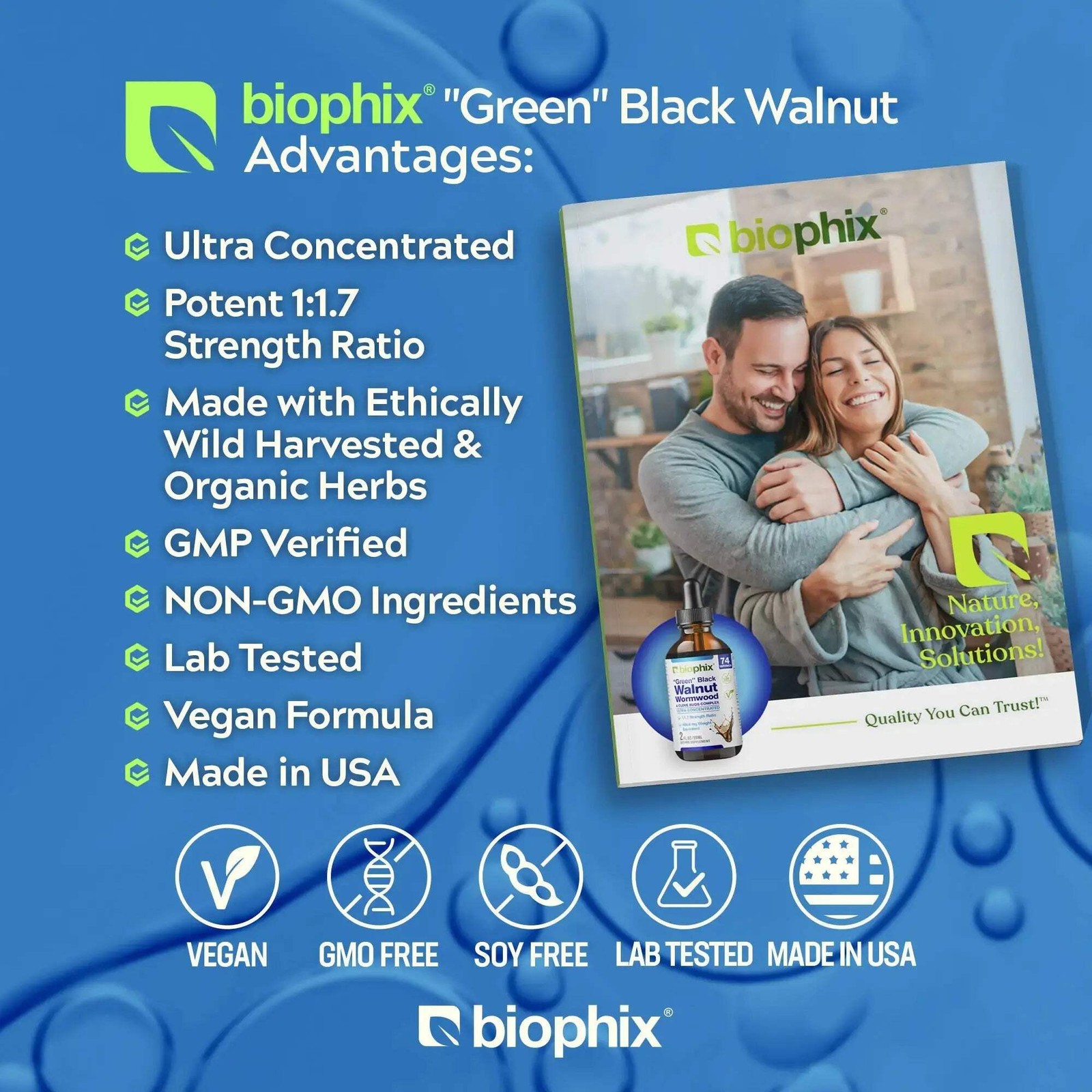 Biophix Fresh Green Black Walnut Extract 60 ml 2 oz