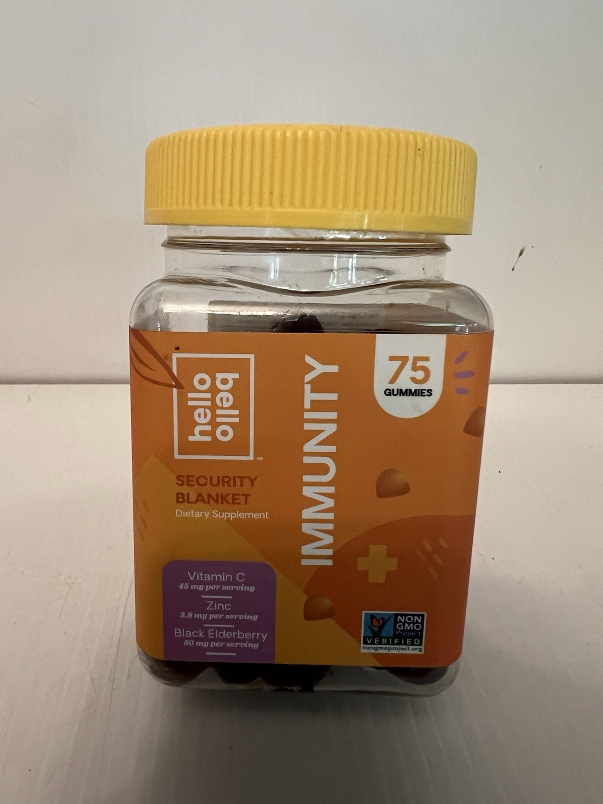 (1 Bottle) Hello Bello Immunity Gummies 75 Count BB Exp Date 12/2025
