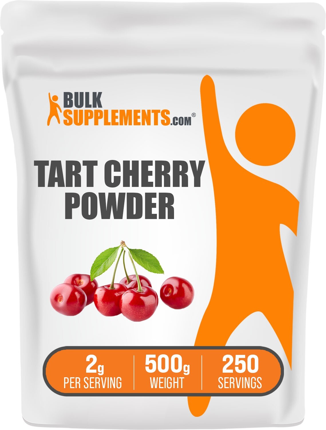 BulkSupplements Tart Cherry Powder 500g – 2g Per Serving