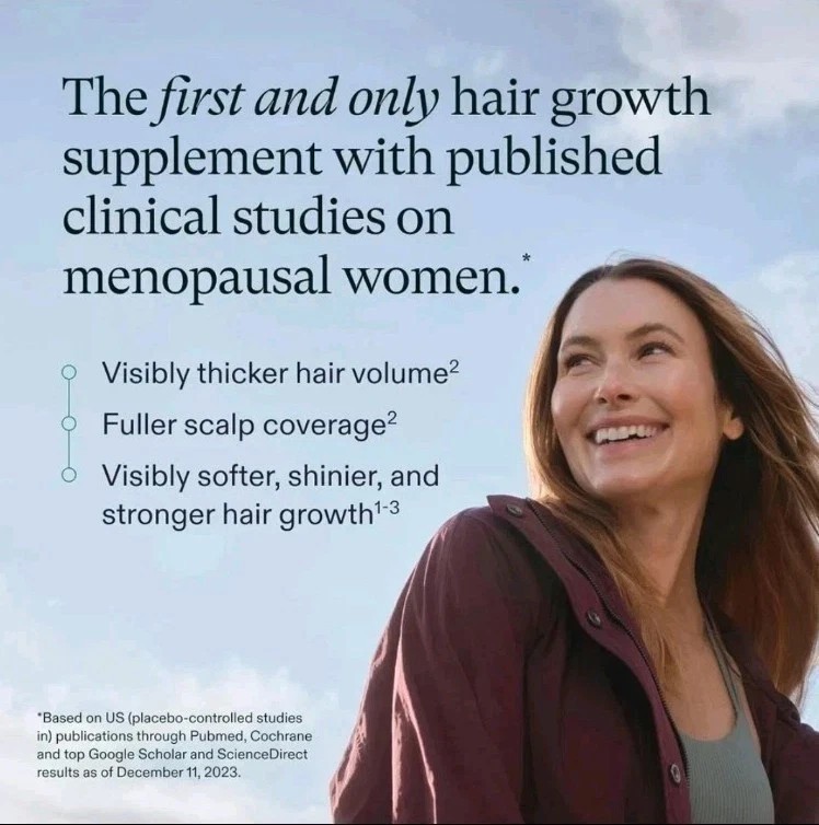 Nutrafols. Women’s Balance Hair Growth Supplements 120 Count, Ages 45&Up,