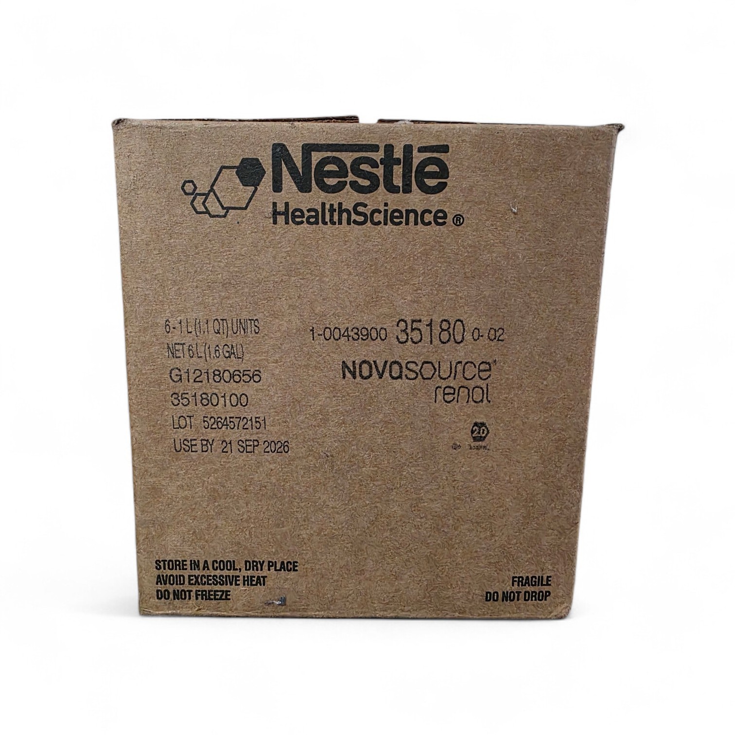 Nestle Health Science- Novasource Renal 1000mL Closed System Containers 6 Count