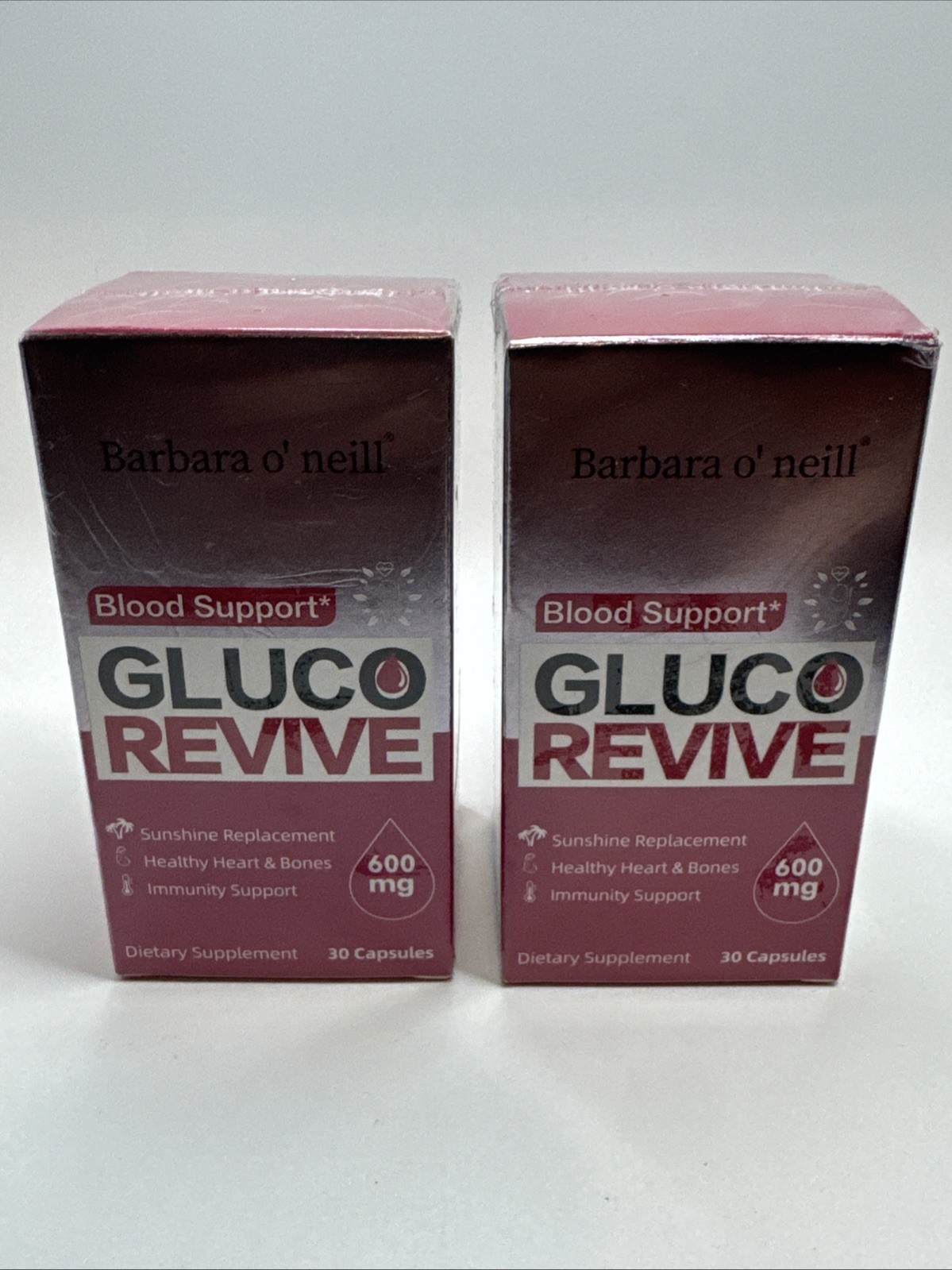2x- Gluco Revive Blood Support GlucoRevive Glycogen Support 30 caps (60) Exp 527