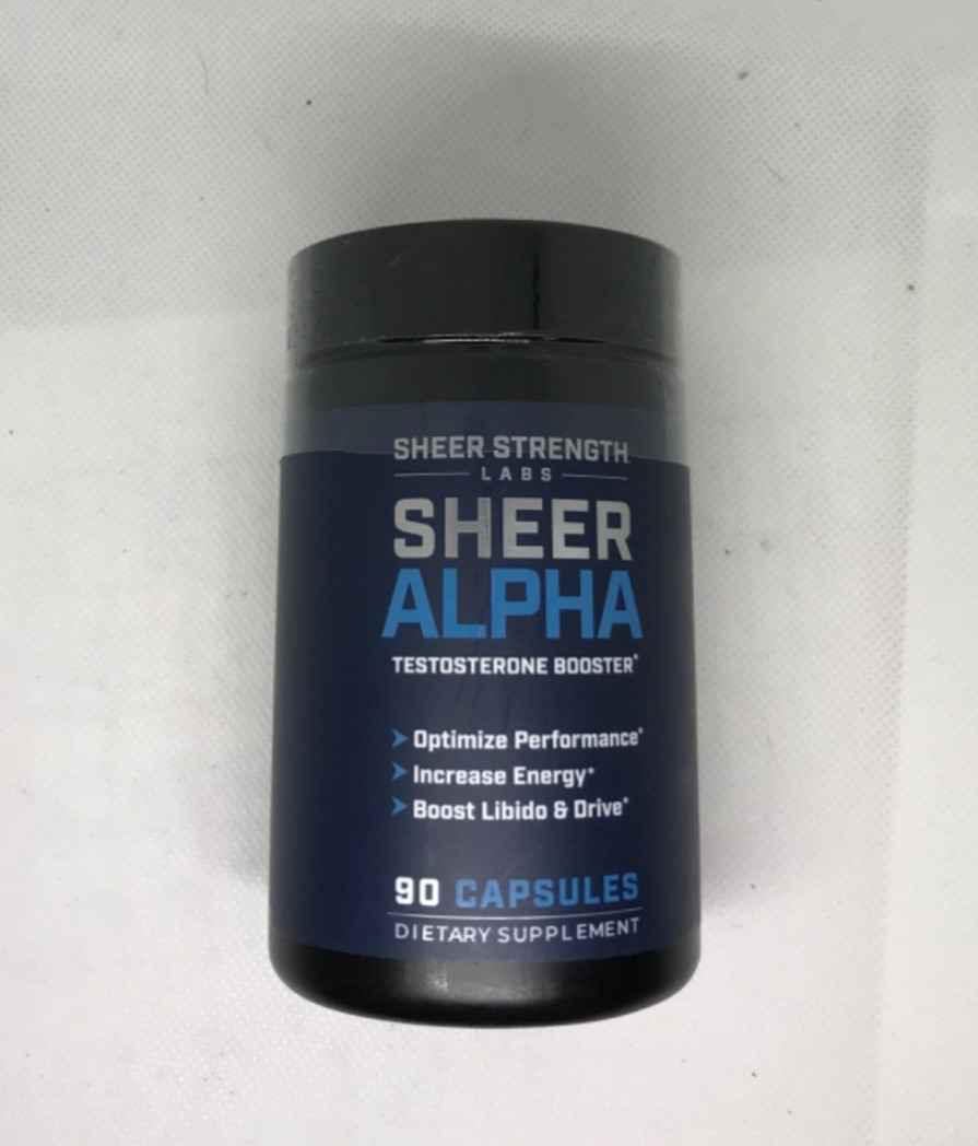 Testosterone Booster: Sheer Alpha T-Booster, 90 capsules NEW 10/28