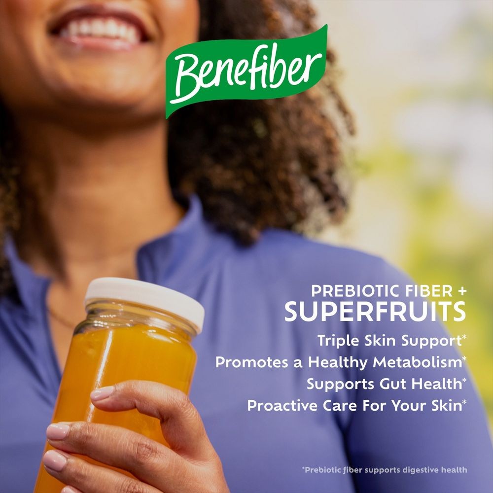 Benefiber Prebiotic Fiber + Superfruits Powder, Strawberry Dragon Fruit, 8.8oz