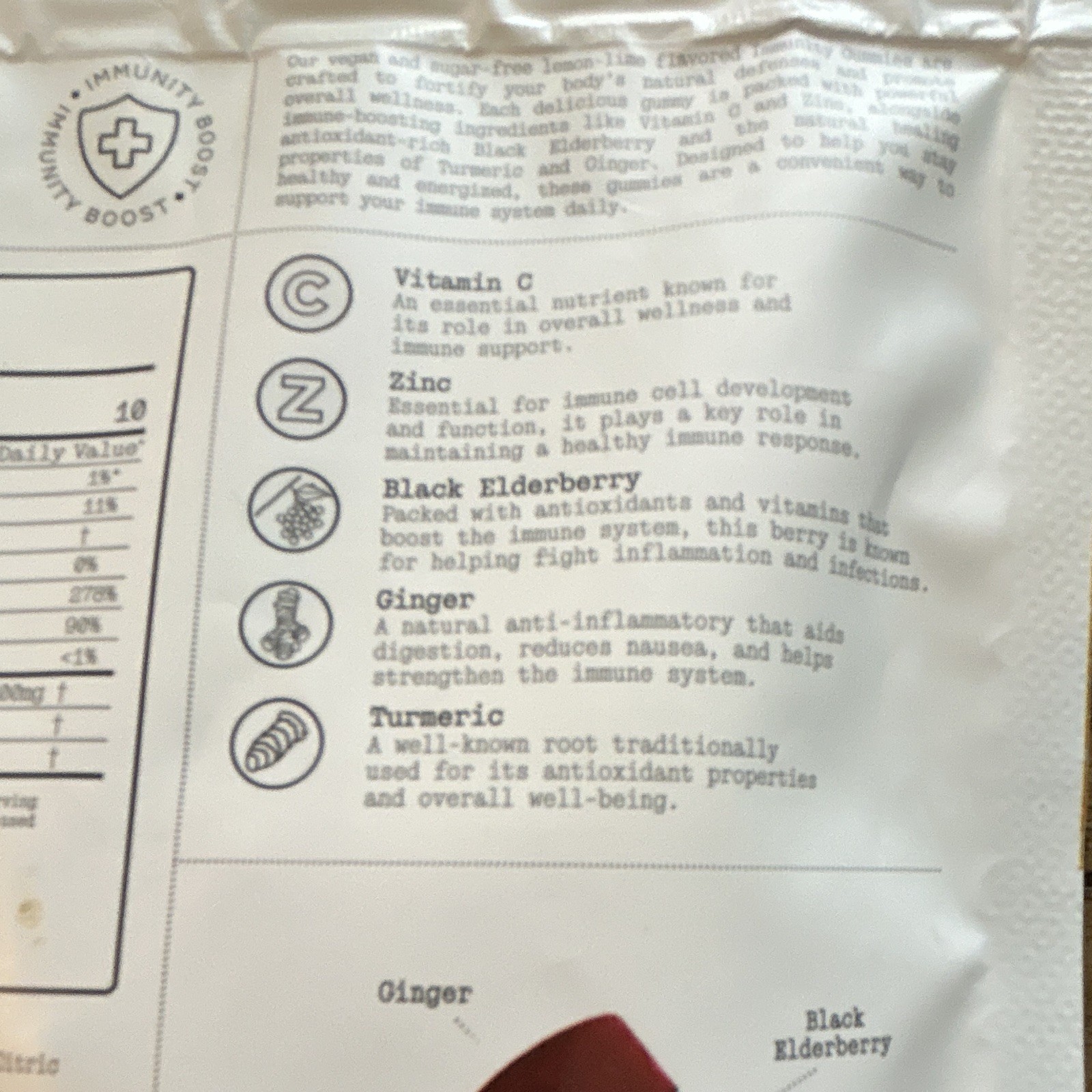 Barker Wellness Co Immunity Gummies Lemon Lime 60 ct Exp 02/2027