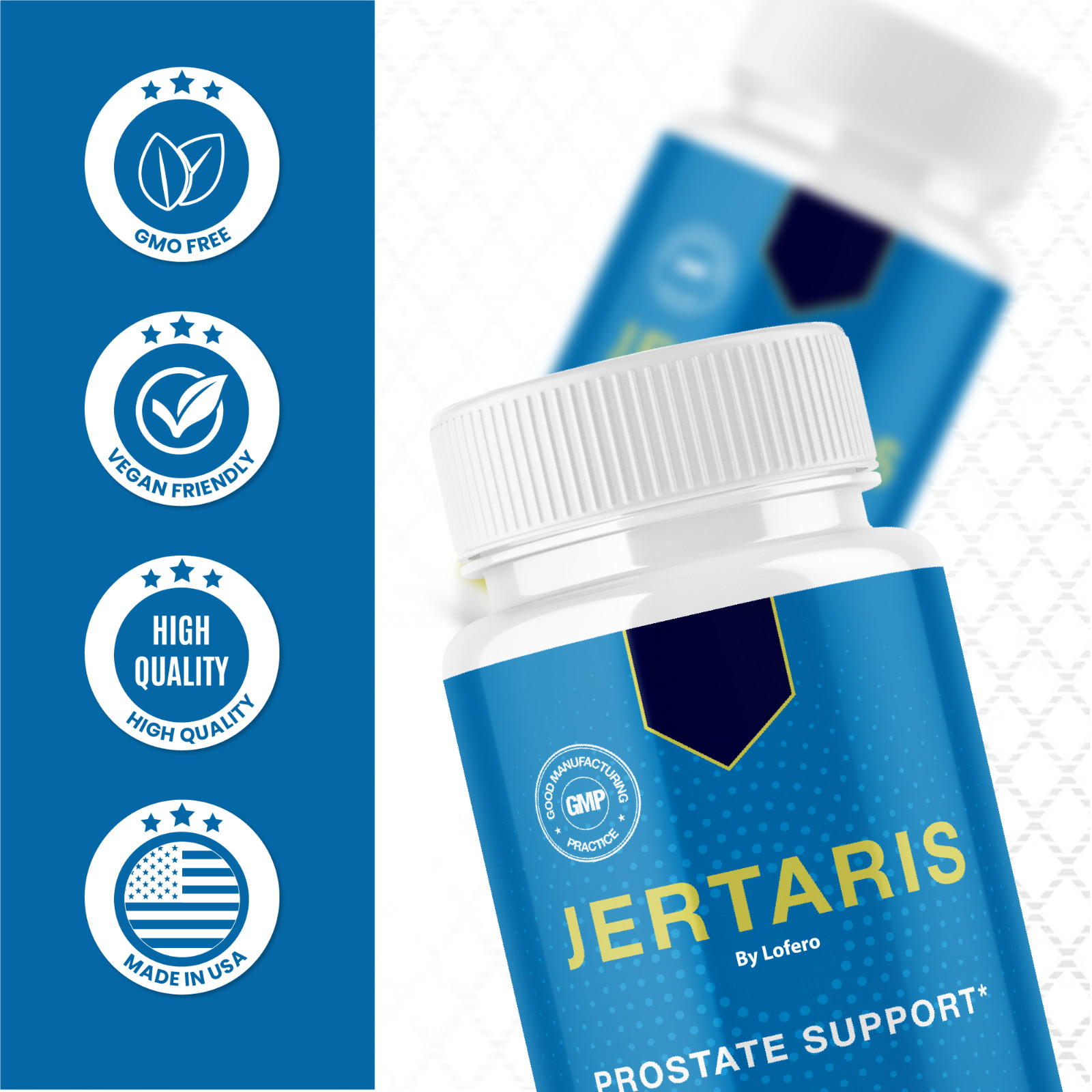 (2 Pack) Jertaris Pills for Men, Jertaris Advanced Male Prostate Health (120 ct)