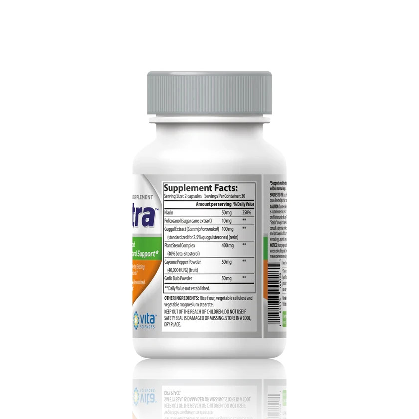Alestra Advanced Cholesterol Support Heart Health Niacin Phytosterols 60 Caps