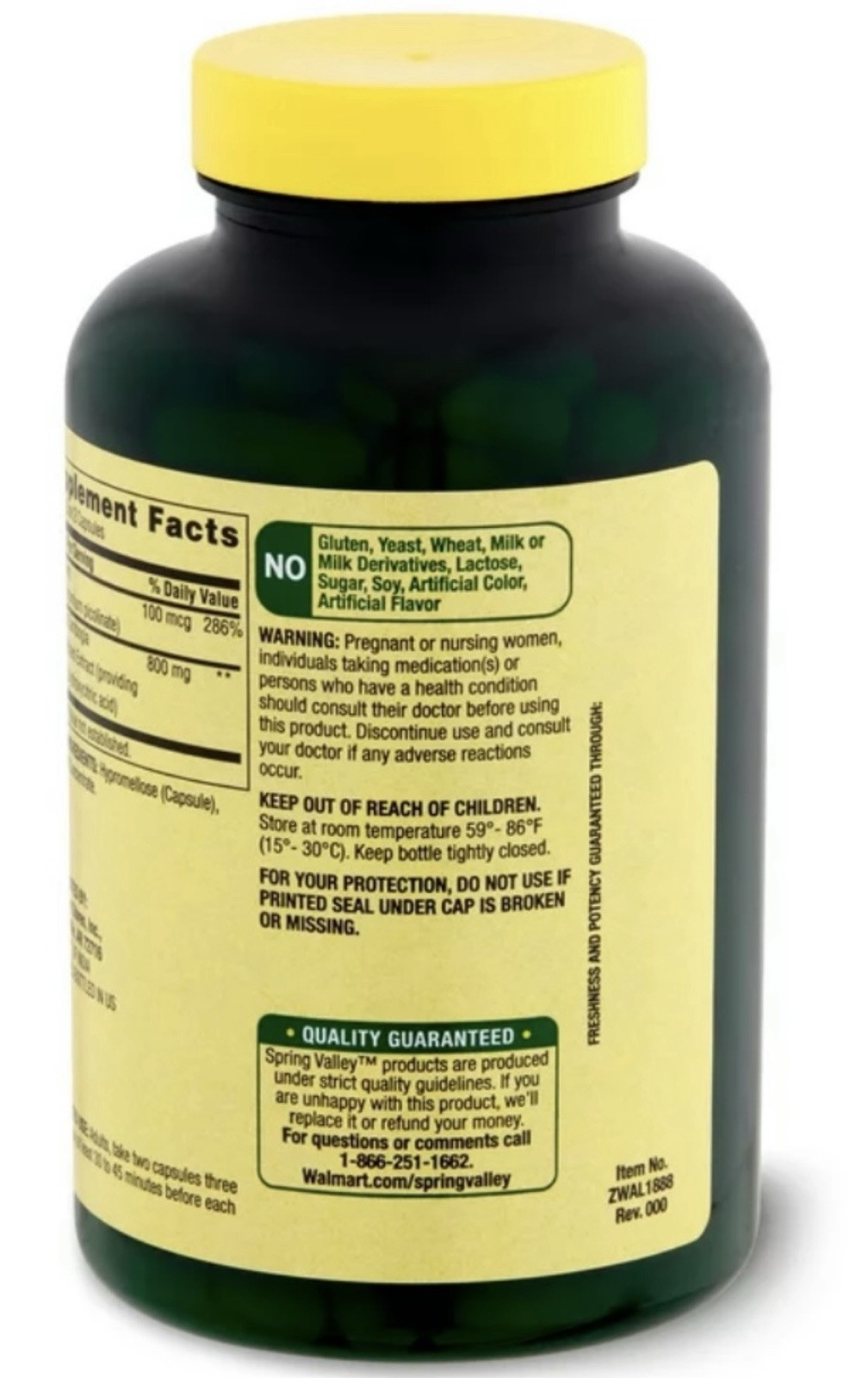 3 Bottles of Spring Valley Garcinia Cambogia 90ct Each bottle. Plus 7 Day Cont