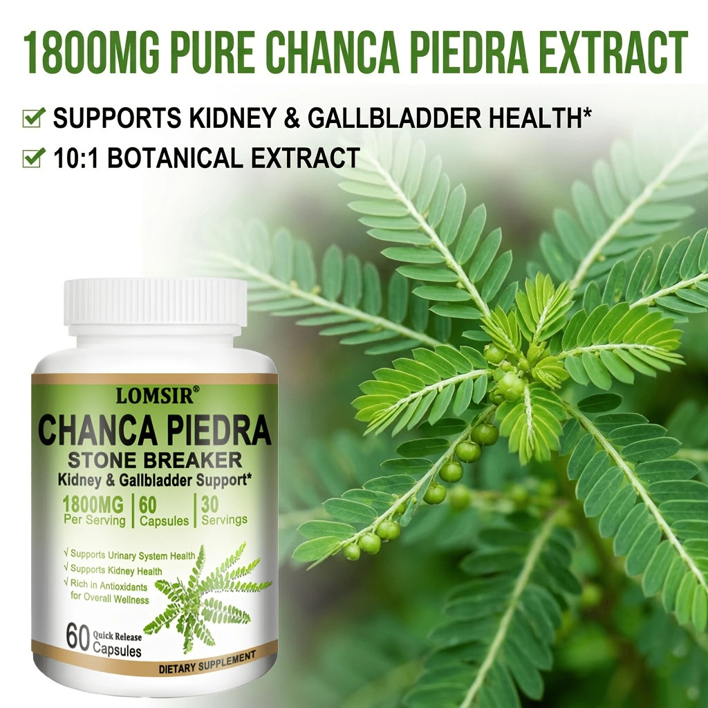Chanca Piedra Capsules – Supports Liver and Kidney Health – 60 Capsules