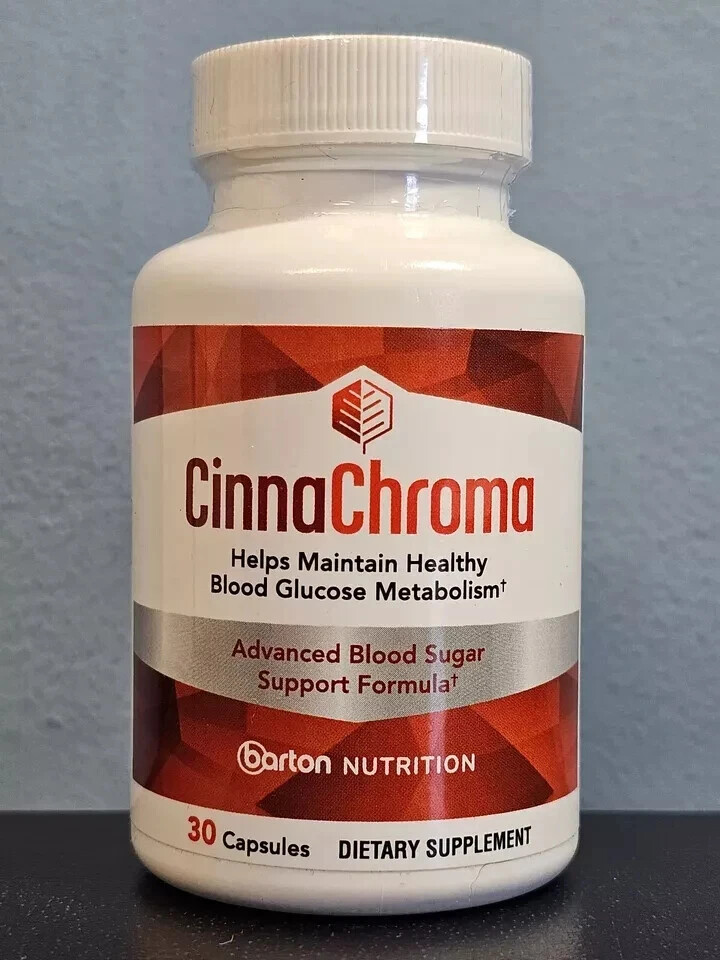 3 CinnaChroma NEW! Barton – 30 Caps each! Nutrition Exp 12/27 Lot of