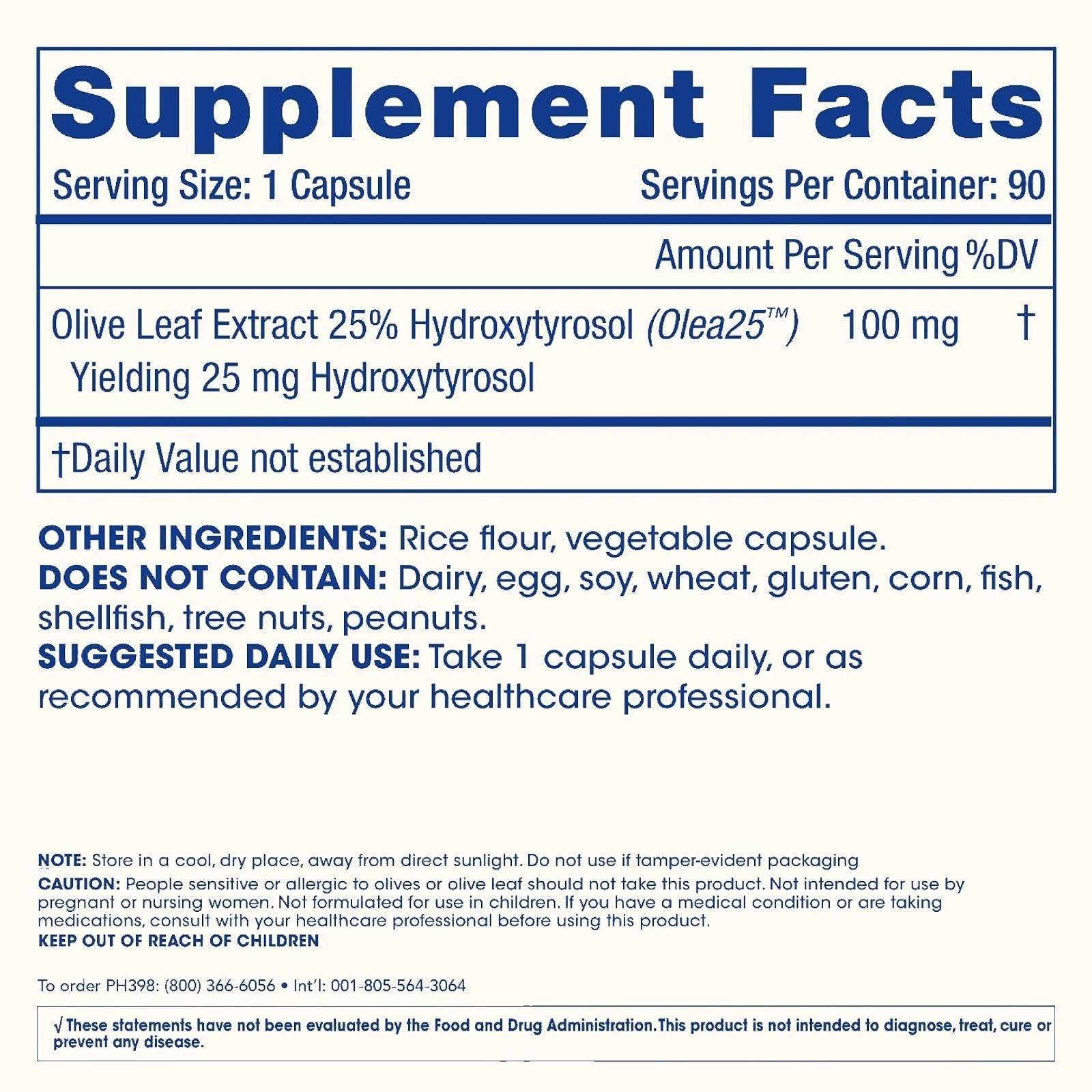 Hydroxytyrosol Extreme 2-Pack with Olea25 90 Vegetarian Capsules Organic Oliv…