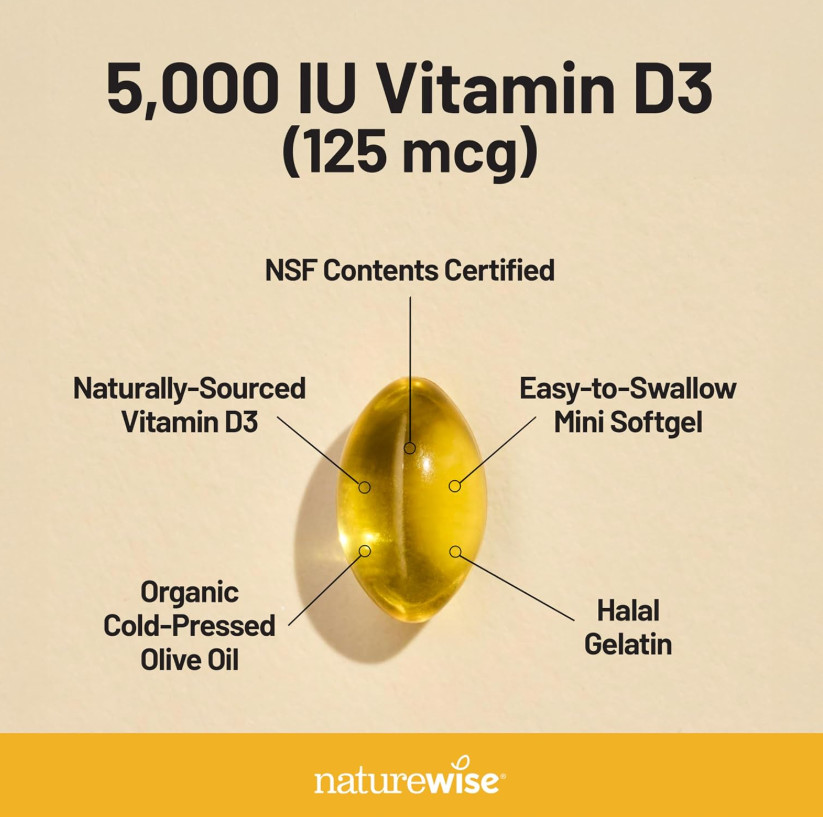 Mejor Vitamina Recomendada D3 5000 | Mejora Suplemento Pastilla Hombre Mujer
