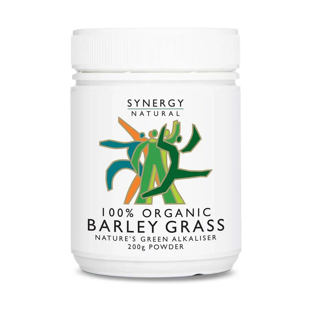 NEW Synergy Natural Barley Grass Powder 200g 100% Organic