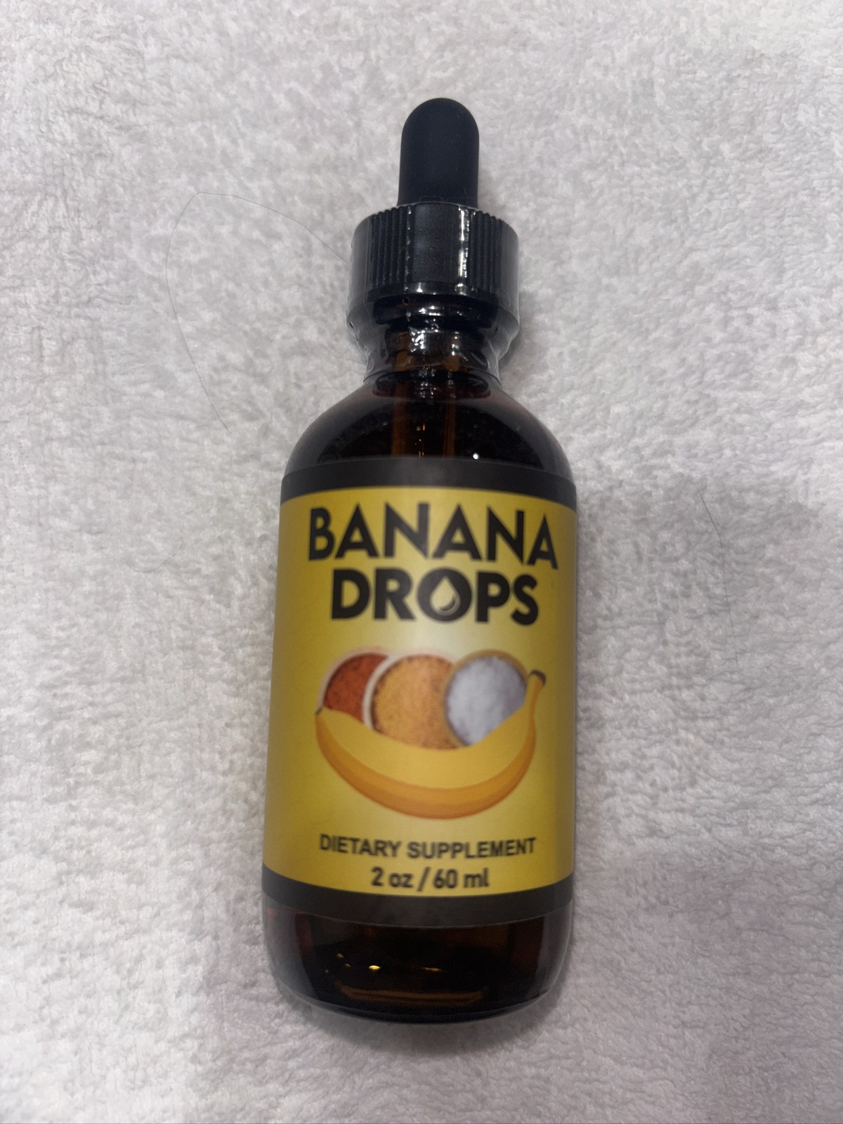 Banana Drops Supplement Banana Flavor 2oz / 60ml
