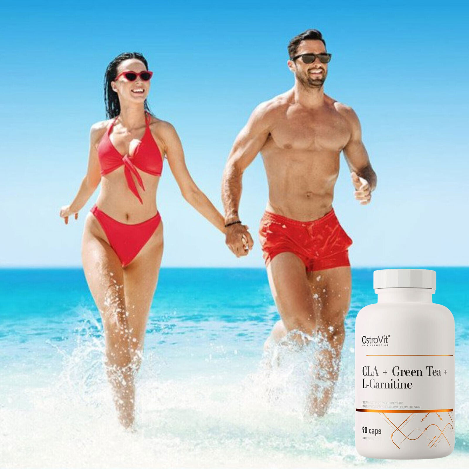 CLA + GREEN TEA + L-CARNITINE – weight loss support, energy, endurance, vitality