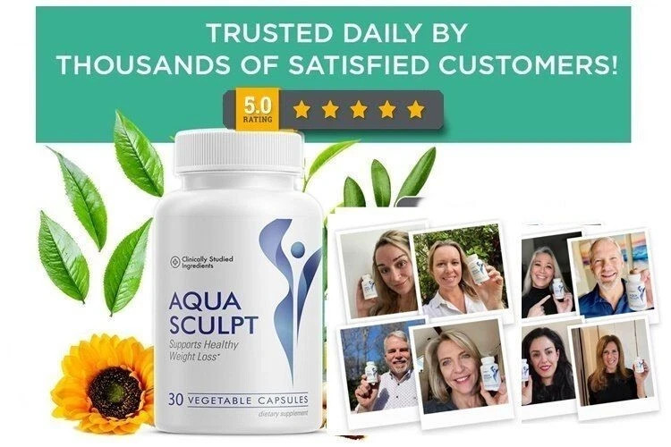 AQUA SCULPT Supports Healthy Weight Loss 30 Caps – Dietary Supplement EXP 01/27
