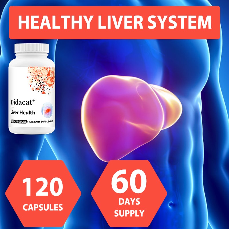 Milk Thistl Liver Supplement,Triple Herbal Blend for Liver Detox 30~120 Capsules