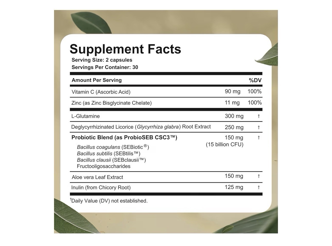 Law of Nature Best Days Formula Probiotic Gut Health 60 Capsules