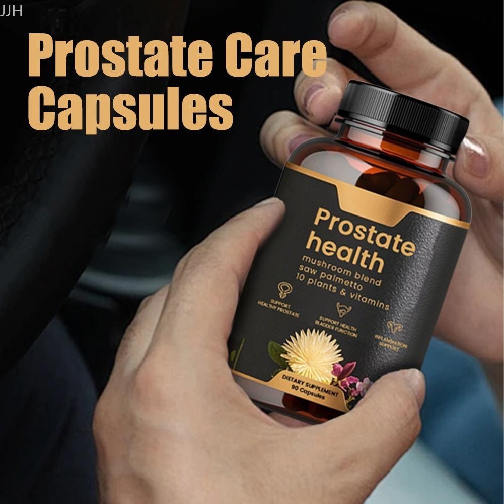 90pcs Natural Prostate Health Capsules Dietary Supplement Support Mens Vitality