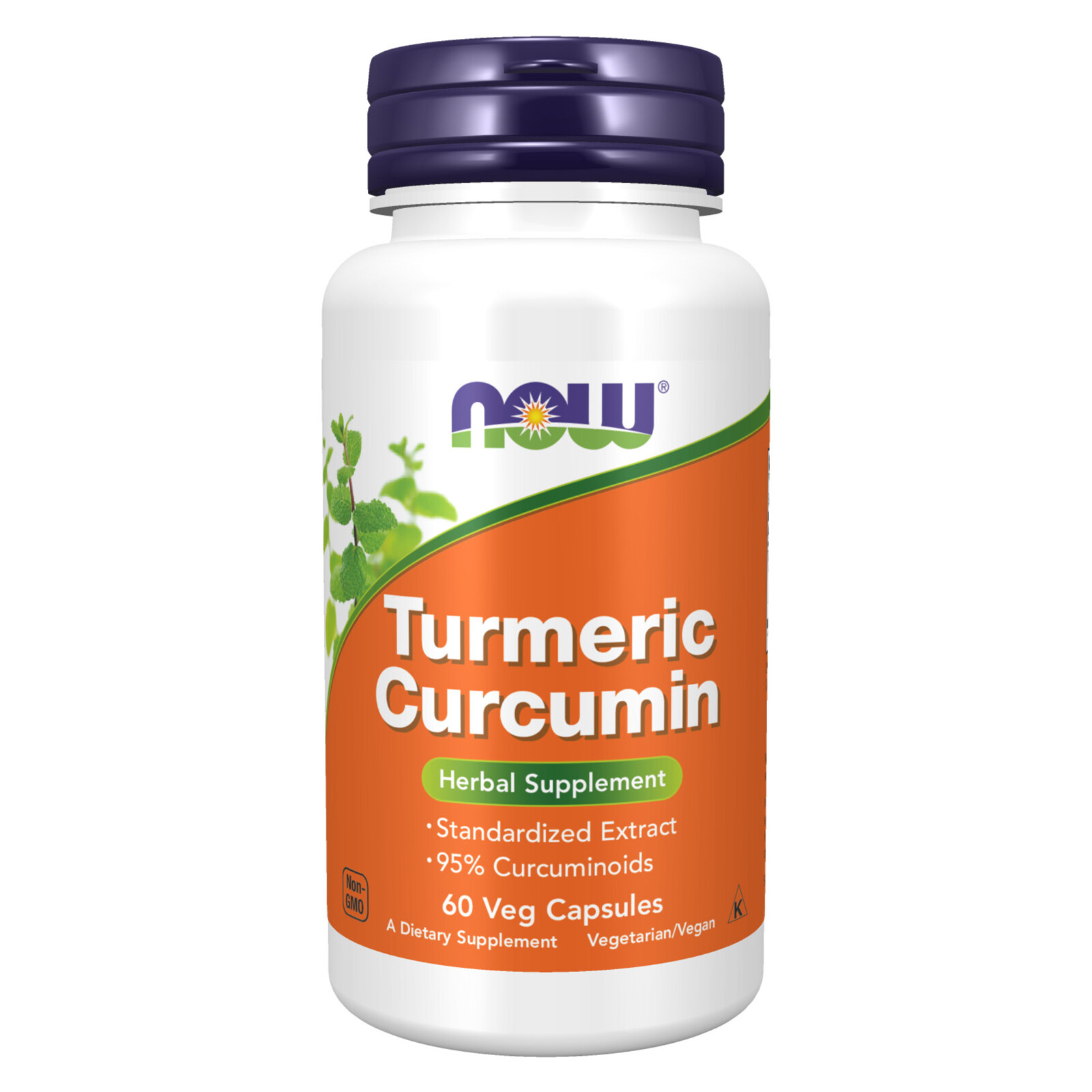 NOW FOODS Turmeric Curcumin 60 Veg Capsules