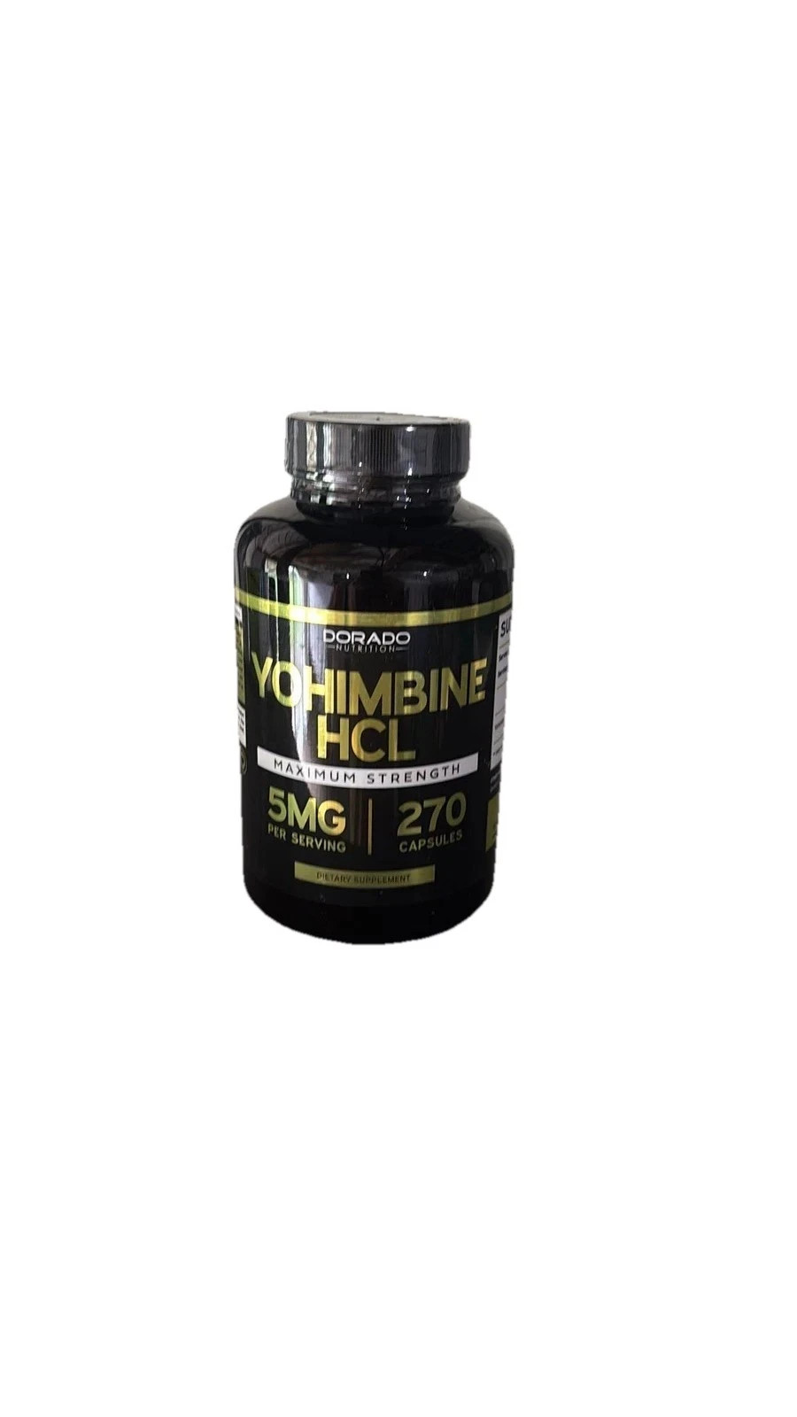 DORADO NUTRITION Yohimbine HCl 5mg 270 Capsules Exp: 6/2027