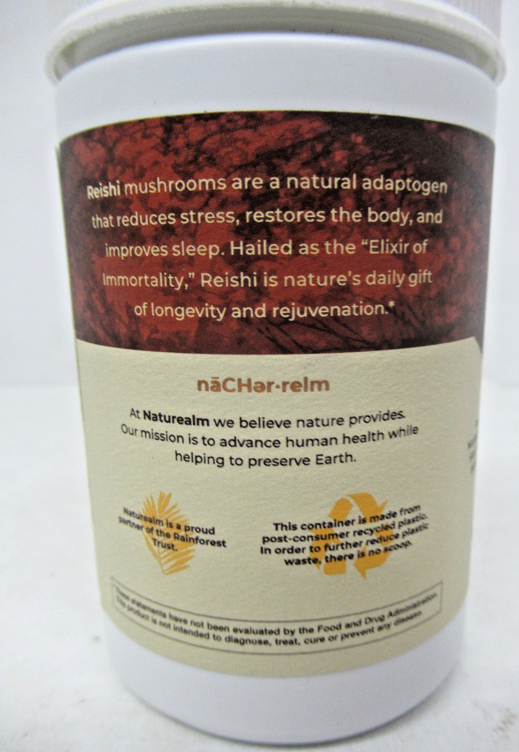 Naturealm Reishi Mushroom Extract Powder, Dietary Supplement, 2.1oz