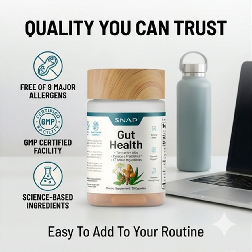 Turmeric Gut Health Capsules 50ct – 2 Pack – Probiotics & Digestive Support
