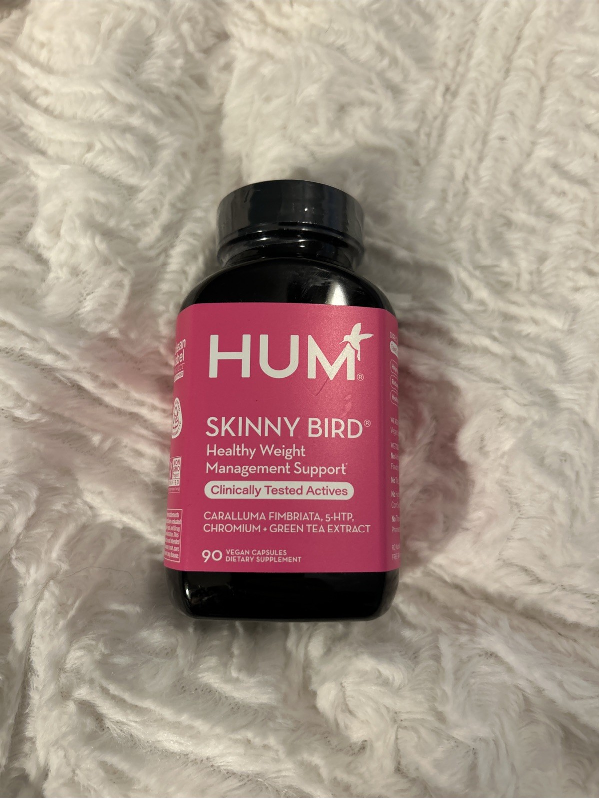 HUM Skinny Bird Healthy Weight Management Support 90 Vegan Capsules Exp 2/2027