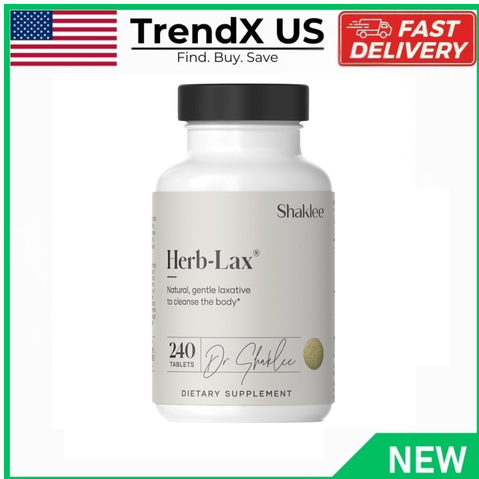 – Herb-Lax® Gentle Laxative – Herbal Blend with Senna Leaf for Digestive Health