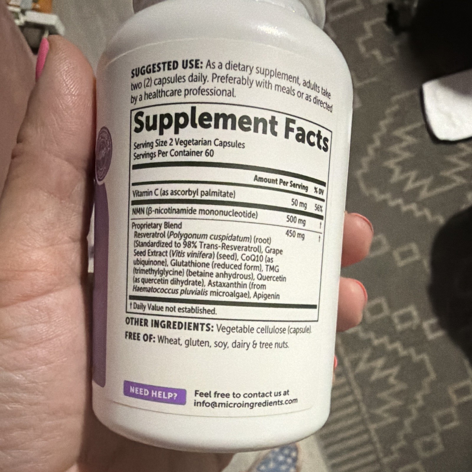 Micro Ingredients Ultimate 10-in-1 120 Veg Capsules Exp 11/2027