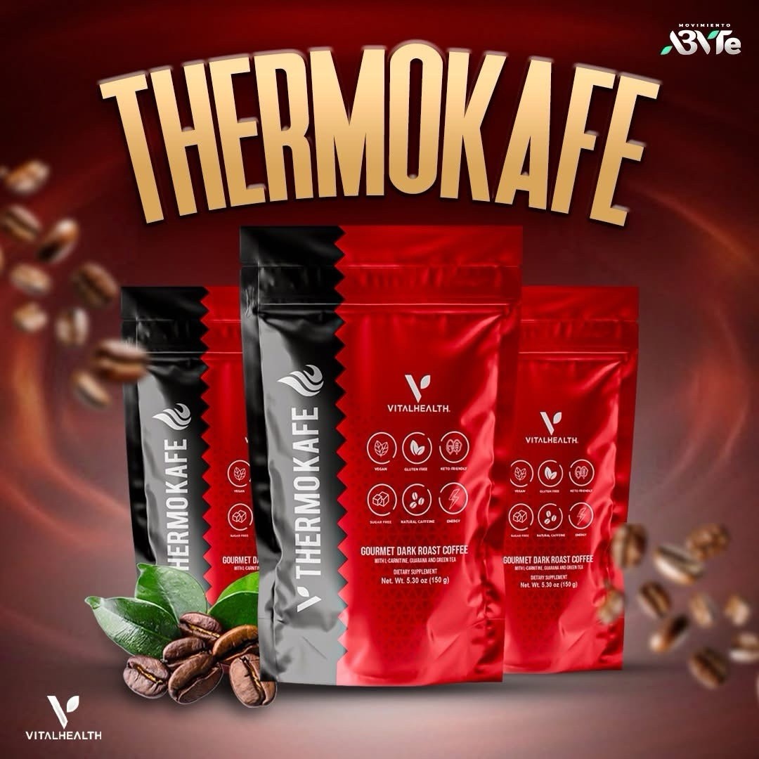 V-THERMOKAFE by VitalHealth Gourmet Dark Roast Coffee(Dietary Supplement) 5.30oz