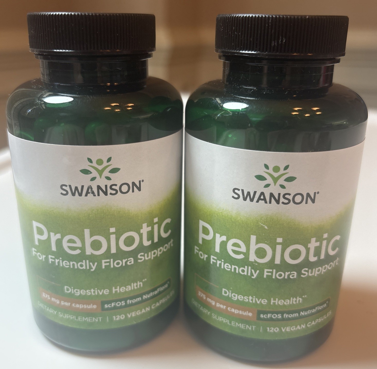 Swanson Prebiotic for Friendly Flora Support 375 mg 240 Capsules – Exp 04/27