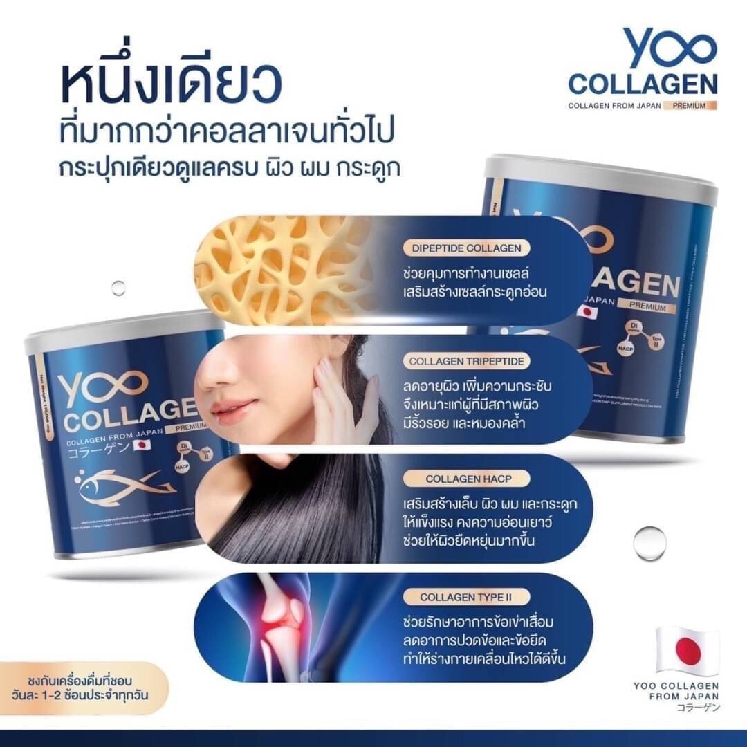 Yoo Collagen Premium Grade 4 Type Japan Joint Anti-Wrinkle Skin Soften 110,000mg
