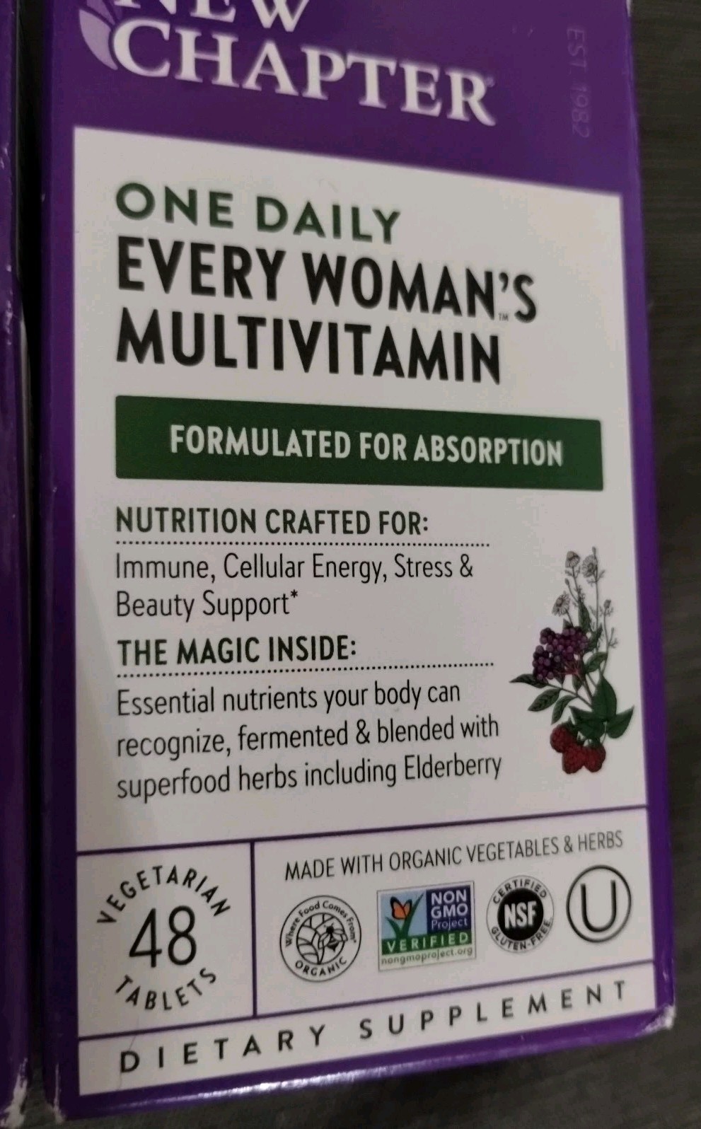 (3) New Chapter One Daily Every Woman’s Multivitamin, 24/48/48 Tablets – 07/2026