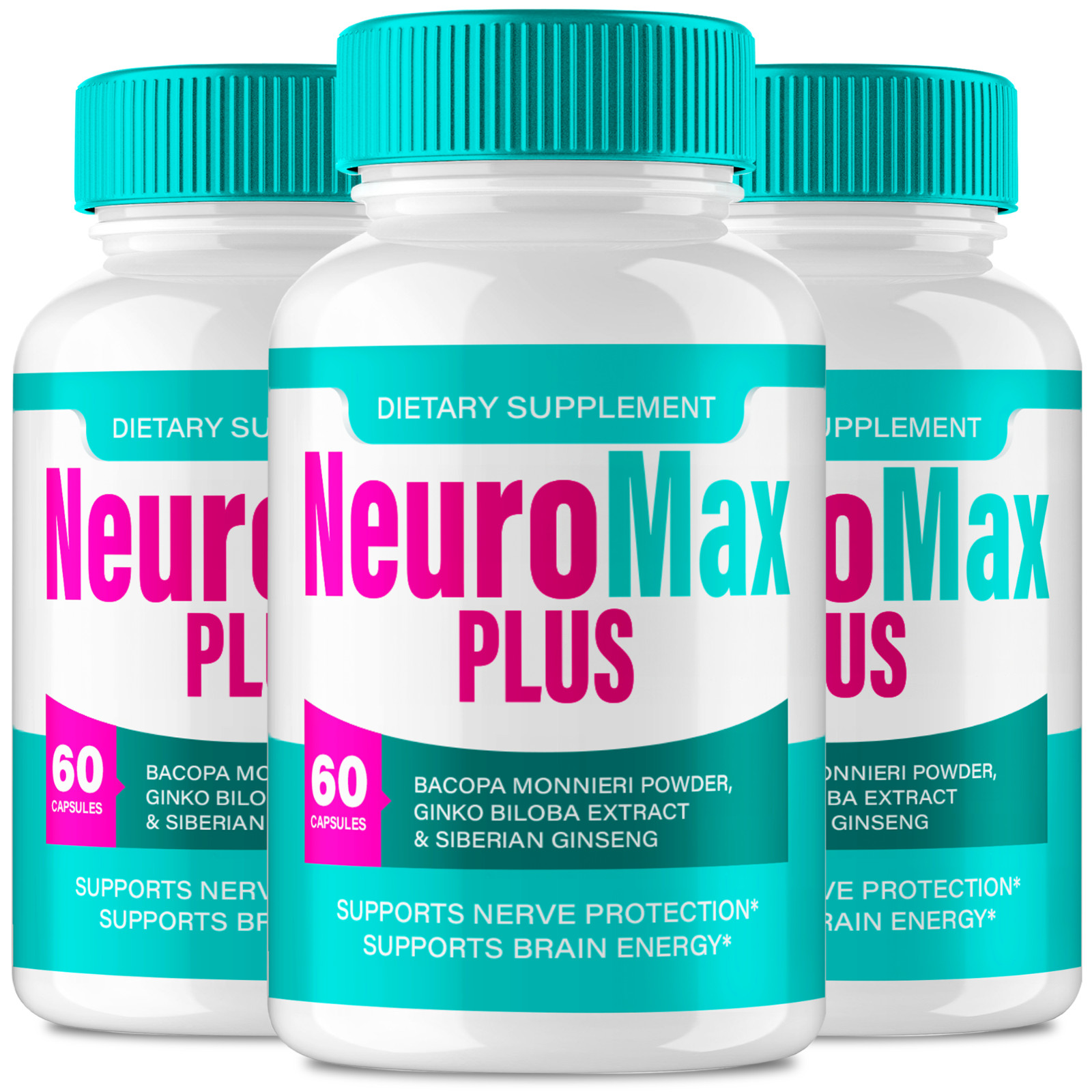 (3 Pack) NeuroMax Plus Brain and Memory Support, Neuro Max Plus Capsules