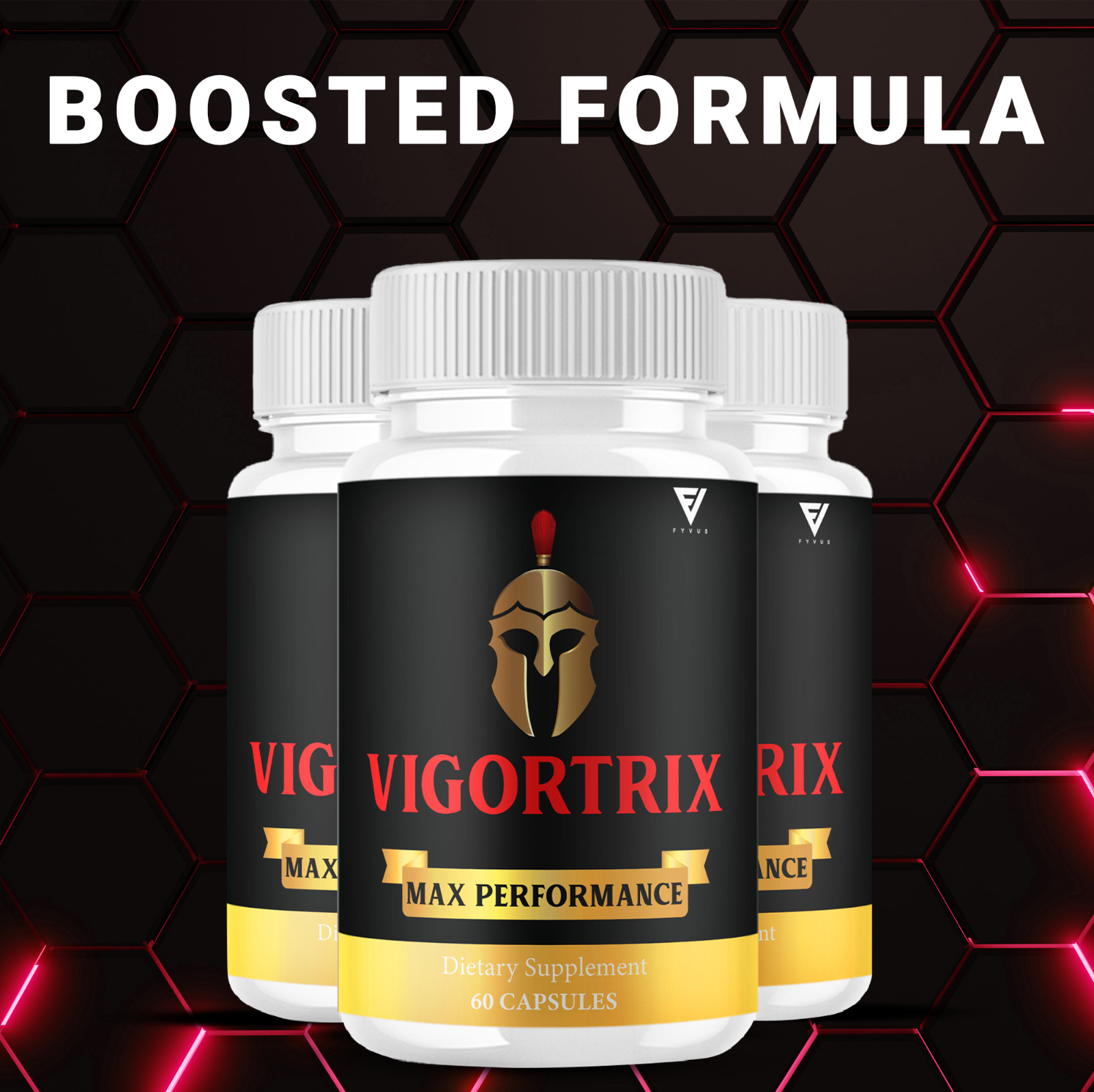 Vigortrix Pills, Vigortrix Supplement Maximum Strength (60 Capsules)