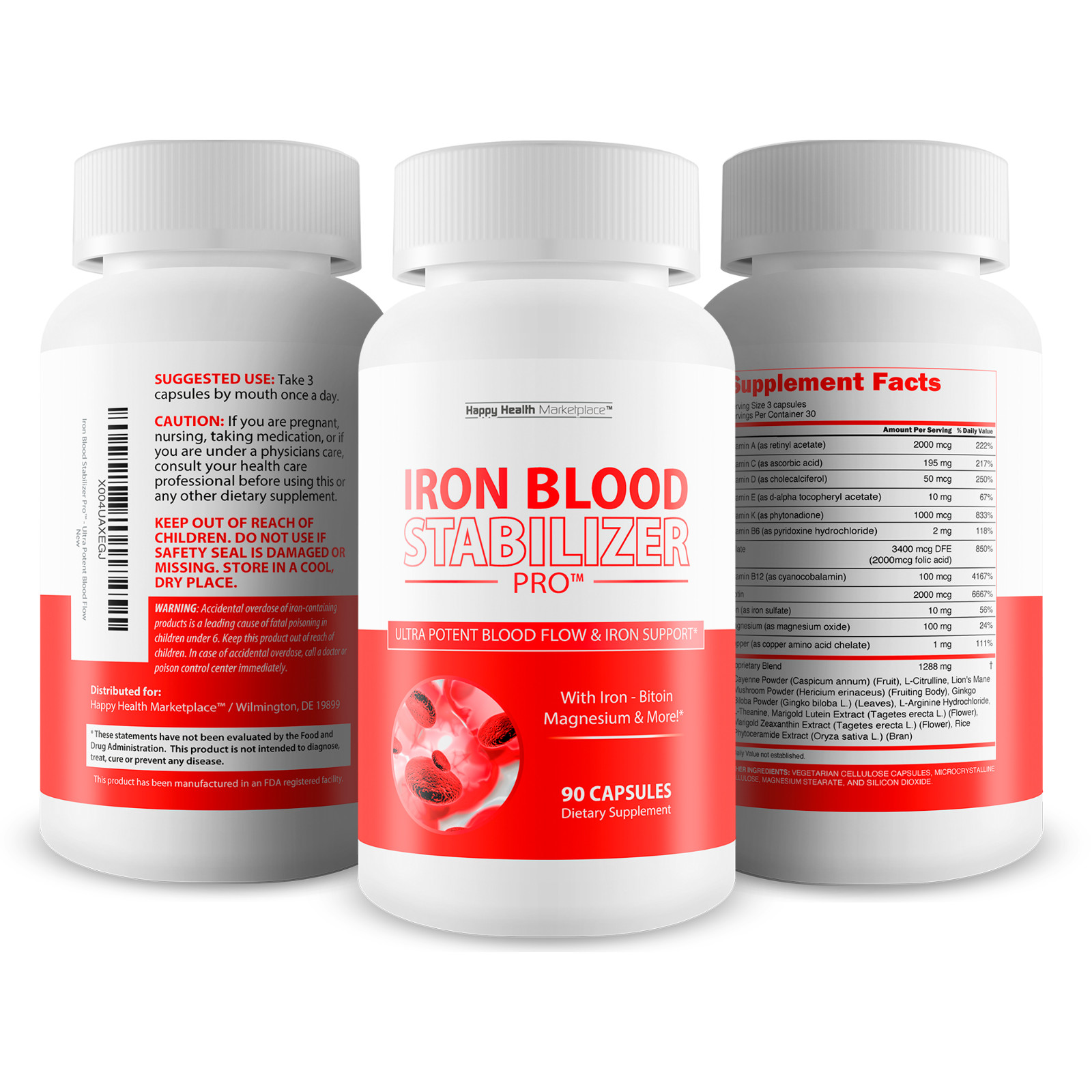 Iron Blood Stabilizer Pro – Our Best Blood Support Supplements – Iron Blood Flow